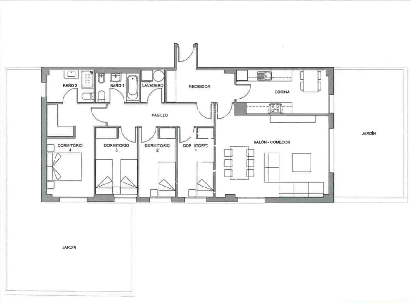 4 sovrum Lägenhet till salu i Sitges med pool - 745 000 € (Ref: 9257495)