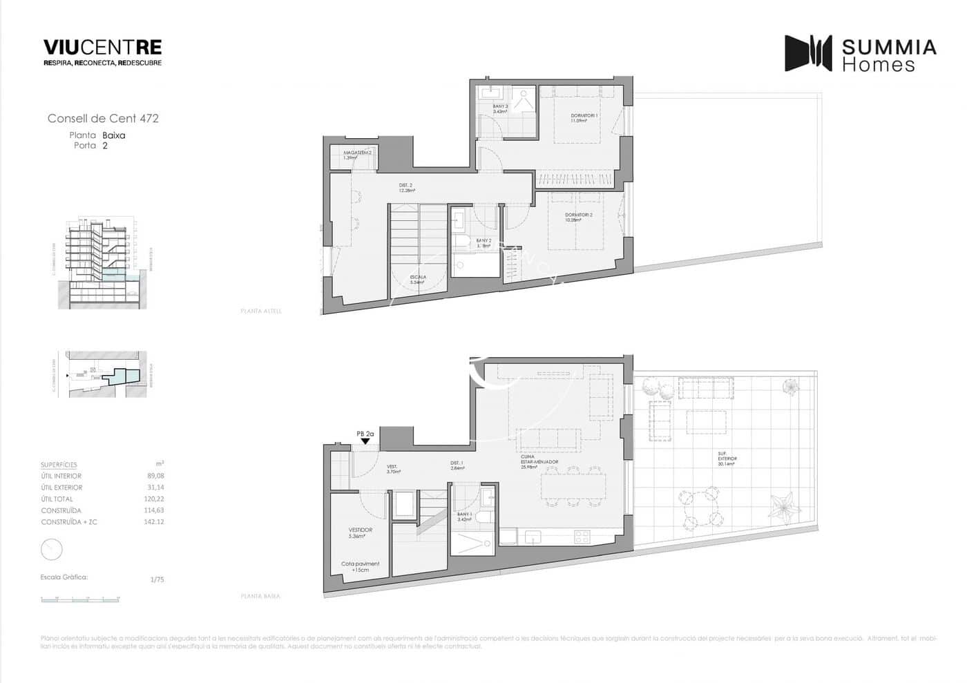 3 sypialnia Apartament na sprzedaż w Miasto Barcelona - 760 000 € (Ref: 9313719)