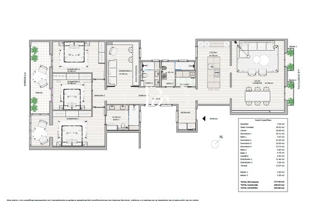 4 makuuhuone Huoneisto myytävänä paikassa La Dreta de L'Eixample, Barcelona kaupunki - 1 790 000 € (Ref: 9367739)