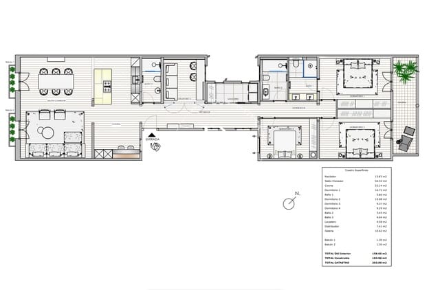 4 makuuhuone Huoneisto myytävänä paikassa La Dreta de L'Eixample, Barcelona kaupunki - 1 720 000 € (Ref: 9367740)