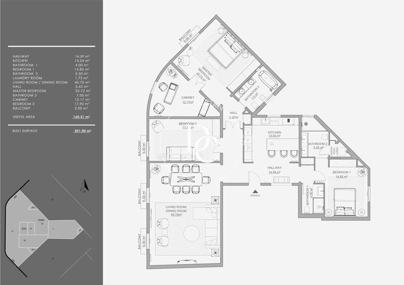4 soverom Leilighet til salgs i Barcelona by - € 2 490 000 (Ref: 9385770)