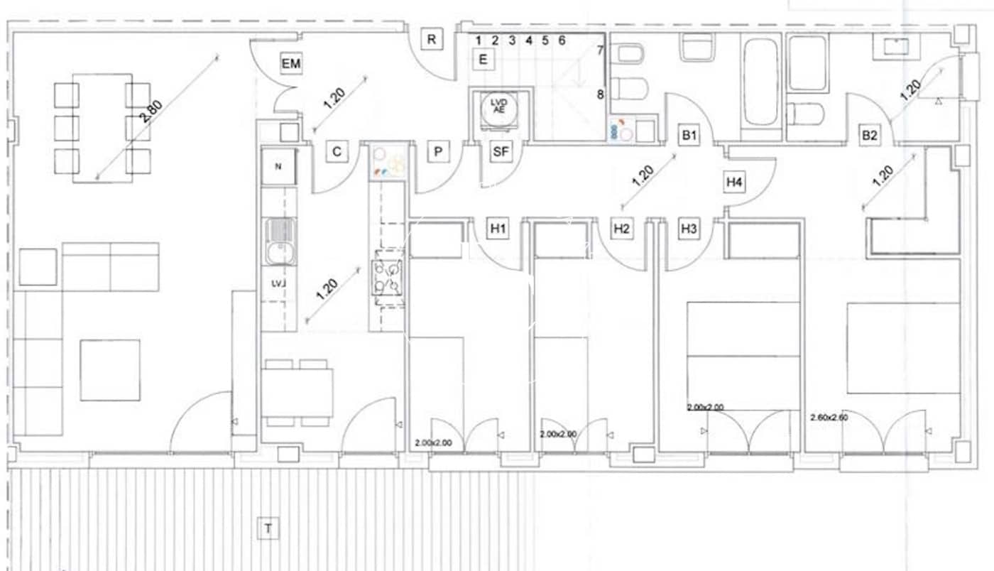 4 chambre Penthouse à vendre à Sitges avec piscine - 1 150 000 € (Ref: 9456470)