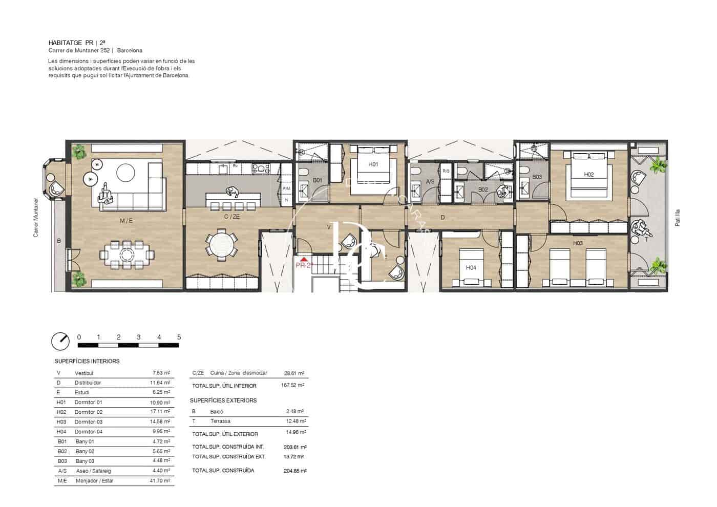 Leilighet til salgs i Barcelona by - € 1 650 000 (Ref: 9456472)