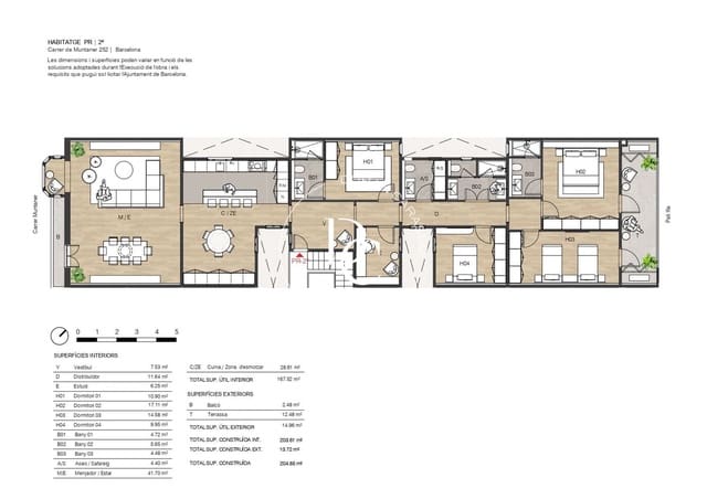 Leilighet til salgs i Sant Gervasi - Galvany, Barcelona by - € 1 650 000 (Ref: 9456472)