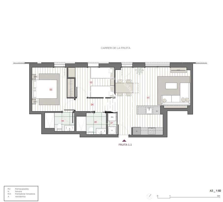 2 quarto Apartamento para venda em Vilanova i la Geltru - 499 000 € (Ref: 9686737)