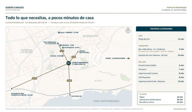3 soveværelse Lejlighed til salg i Sant Pere de Ribes med garage - € 260.000 (Ref: 9818426)