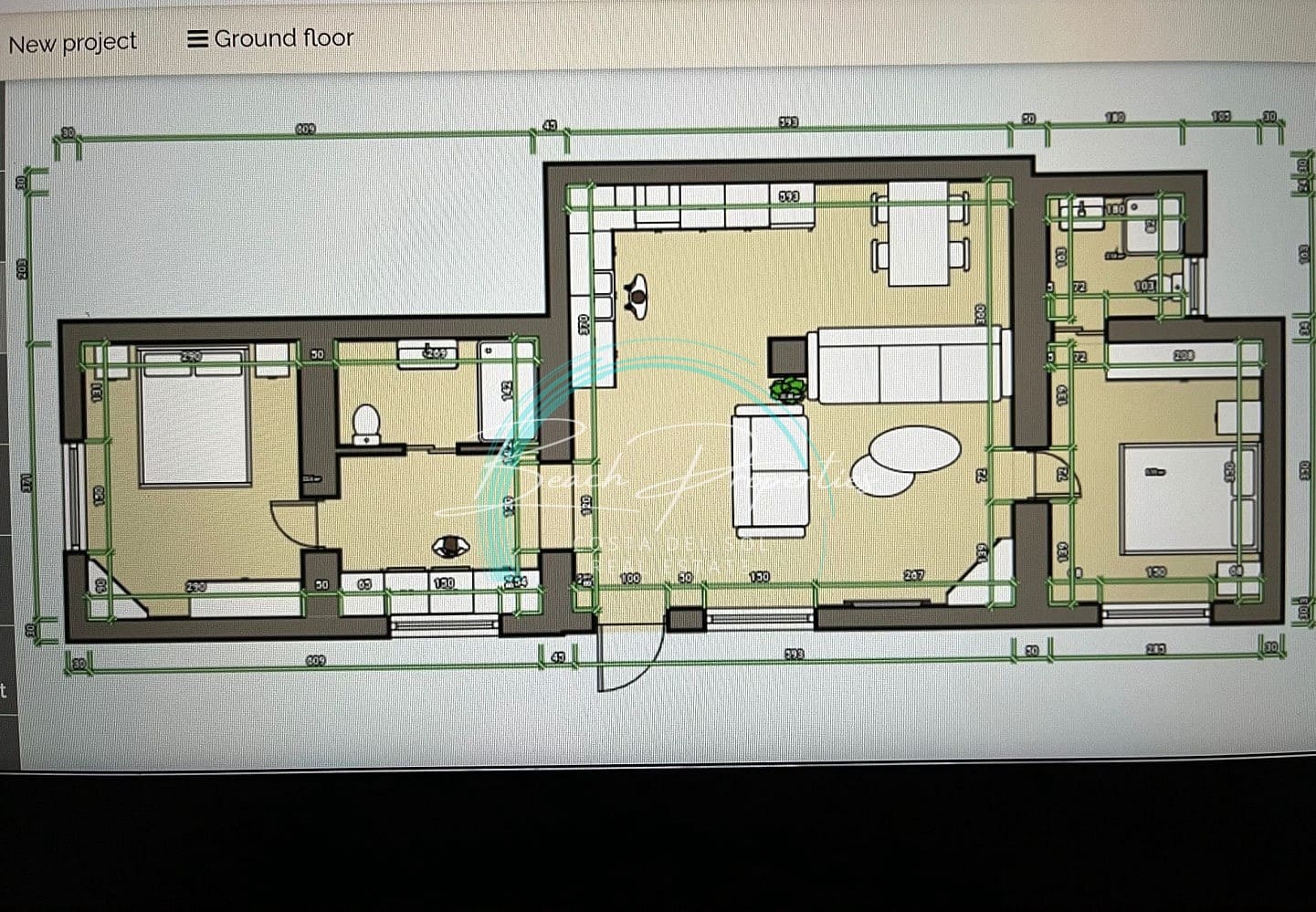 2 Zimmer Villa zu vermieten in Torrox mit Pool Garage - 1.200 € (Ref: 10132152)