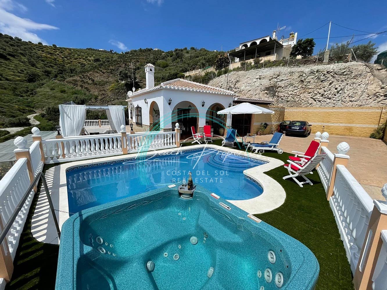 3 sypialnia Dom do wynajęcia w Torrox z basenem garażem - 1 700 € (Ref: 8933304)