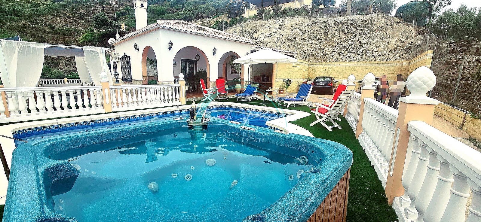 3 sypialnia Dom do wynajęcia w Torrox z basenem garażem - 1 700 € (Ref: 8933304)