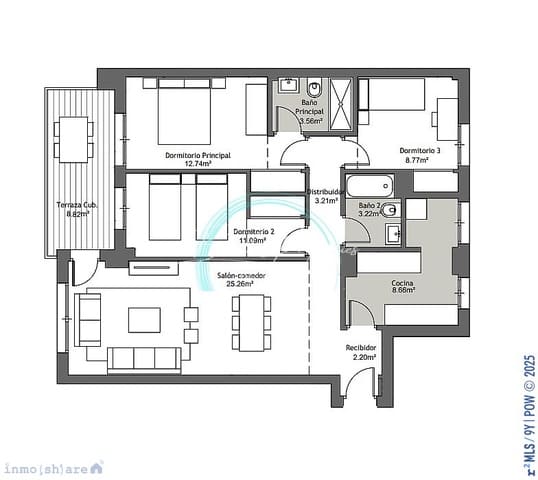 3 soverom Leilighet til salgs i Torre del Mar, Vélez-Málaga med svømmebasseng - € 399 950 (Ref: 9160024)