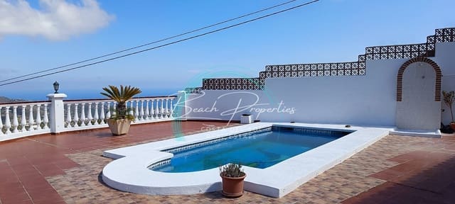 3 sovrum Hus att hyra i Torrox Pueblo, Torrox med pool garage - 1 200 € (Ref: 9965717)