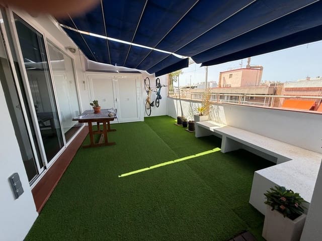Ático de 2 habitaciones en Benalúa, Alicante / Alacant ciudad en alquiler con garaje - 1.650 € (Ref: 10034044)