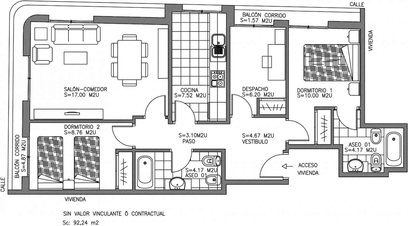 3 camera da letto Appartamento in vendita in Alicante citta - 399.000 € (Rif: 6239875)