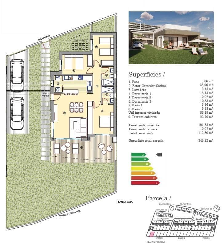 3 soveværelse Villa til salg i Muchamiel / Mutxamel med swimmingpool - € 460.000 (Ref: 9147214)
