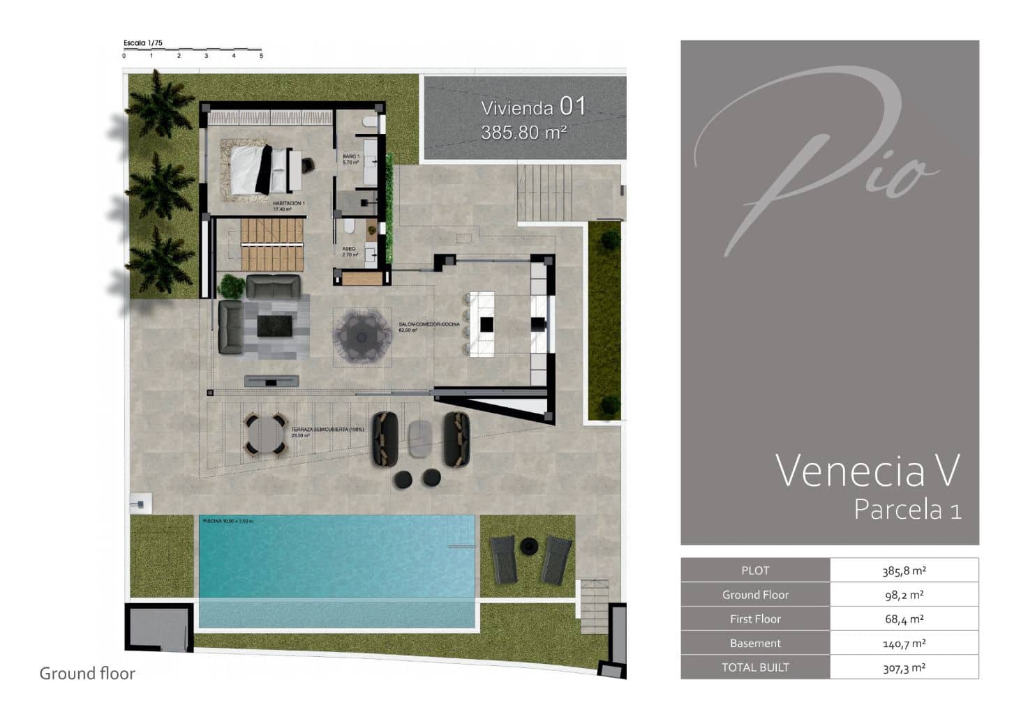 3 bedroom Villa for sale in Polop with pool - € 755,000 (Ref: 9226533)