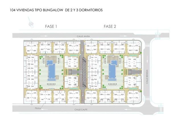 2 bedroom Bungalow for sale in Los Balcones with pool - € 275,000 (Ref: 9226550)