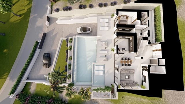 4 quarto Moradia para venda em Altea la Vella, Altea com piscina garagem - 2 090 000 € (Ref: 9226562)