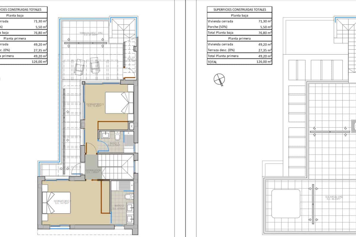 Chalet de 3 habitaciones en Pilar de la Horadada en venta con piscina - 460.000 € (Ref: 9226566)