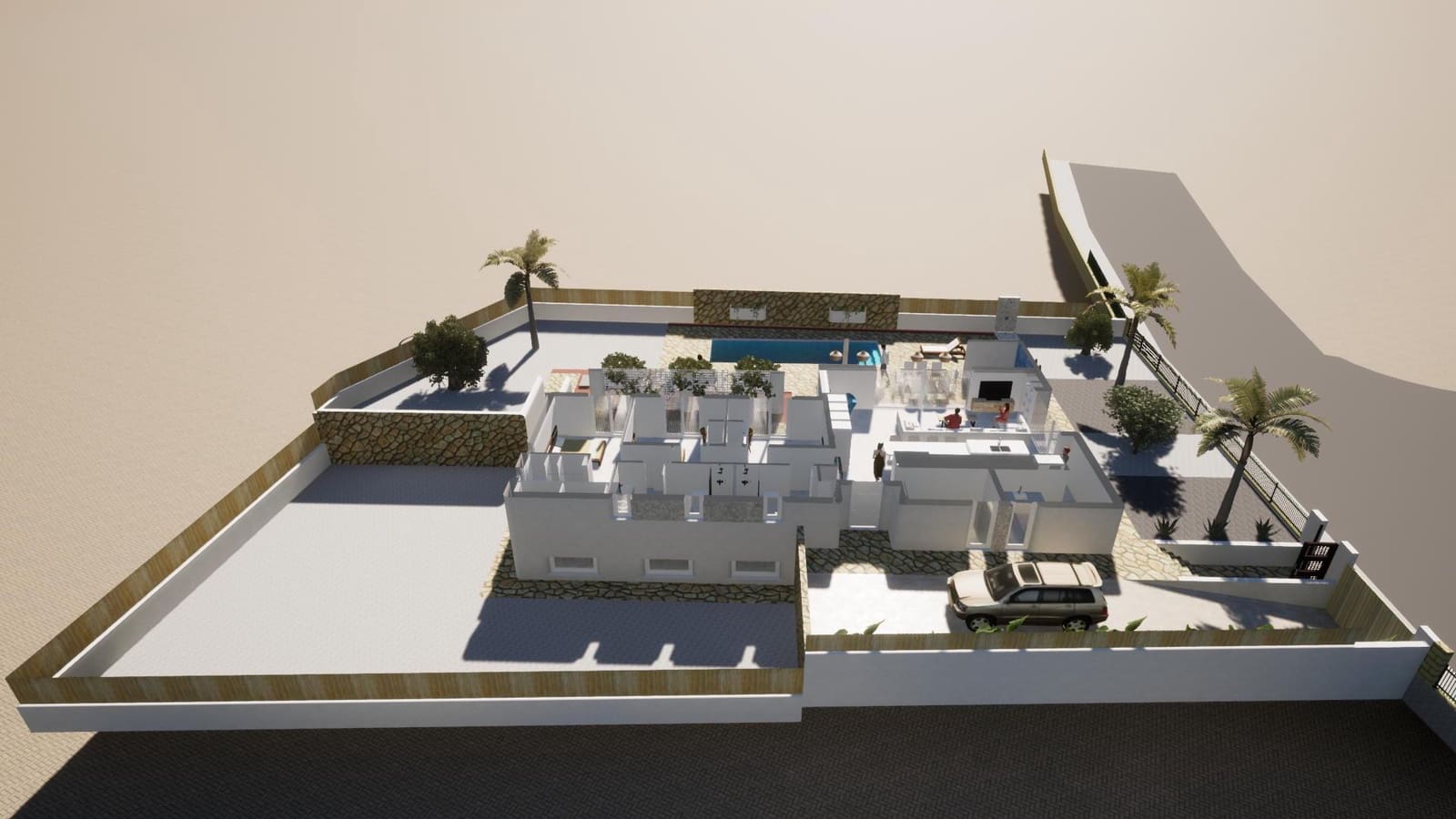 3 sypialnia Willa na sprzedaż w Alfaz del Pi / L'Alfas del Pi z basenem - 691 000 € (Ref: 9226580)