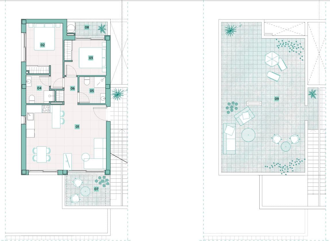2 camera da letto Bungalow in vendita in Torrevieja con piscina - 289.900 € (Rif: 9226602)