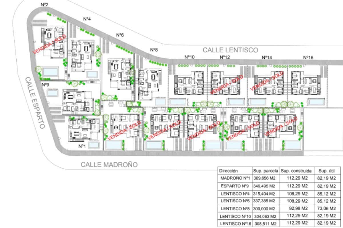 3 soverom Villa til salgs i Pinar de Campoverde med svømmebasseng - € 422 500 (Ref: 9226634)