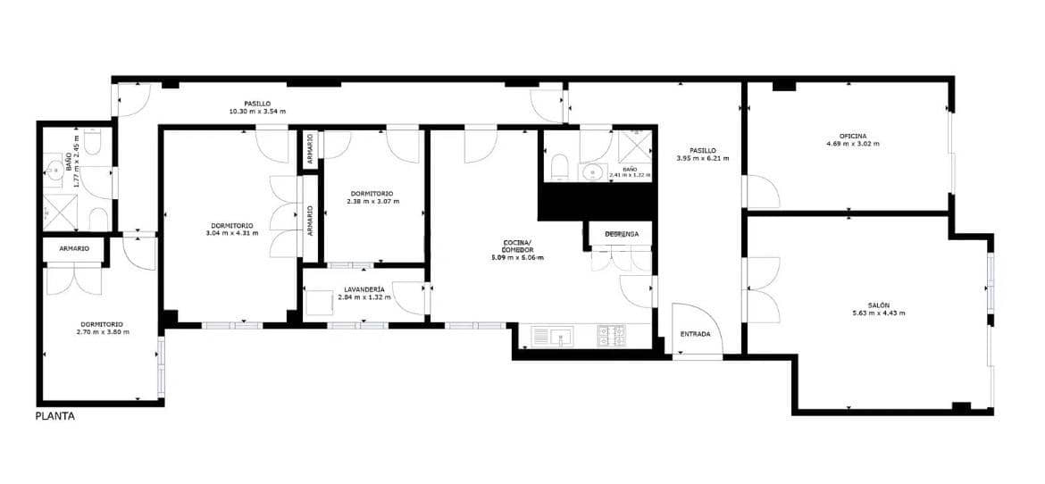 4 makuuhuone Asunto myytävänä paikassa Alicante kaupunki mukana 
autotalli - 437 000 € (Ref: 9257318)