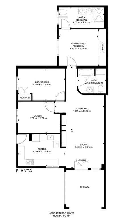 3 bedroom Terraced Villa for sale in Playa de Muchavista with pool - € 459,000 (Ref: 9385644)