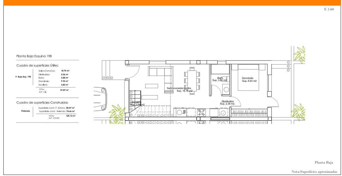2 bedroom Terraced Villa for sale in Gran Alacant with pool - € 270,000 (Ref: 9403429)
