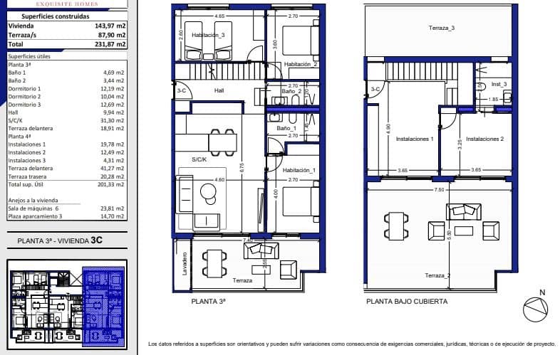 3 bedroom Flat for sale in La Villajoyosa / Vila Joiosa with pool - € 362,250 (Ref: 9403430)