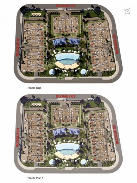 2 chambre Appartement à vendre à Monforte del Cid avec piscine garage - 299 000 € (Ref: 9403432)