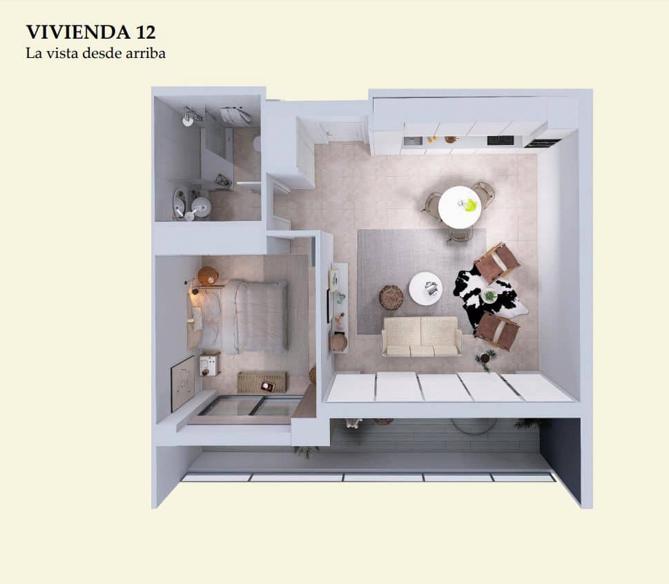 1 quarto Apartamento para venda em Torrevieja - 240 000 € (Ref: 9403435)