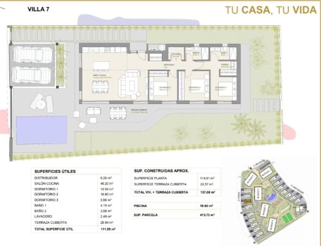 3 camera da letto Villa in vendita in Finestrat con piscina - 720.000 € (Rif: 9414134)