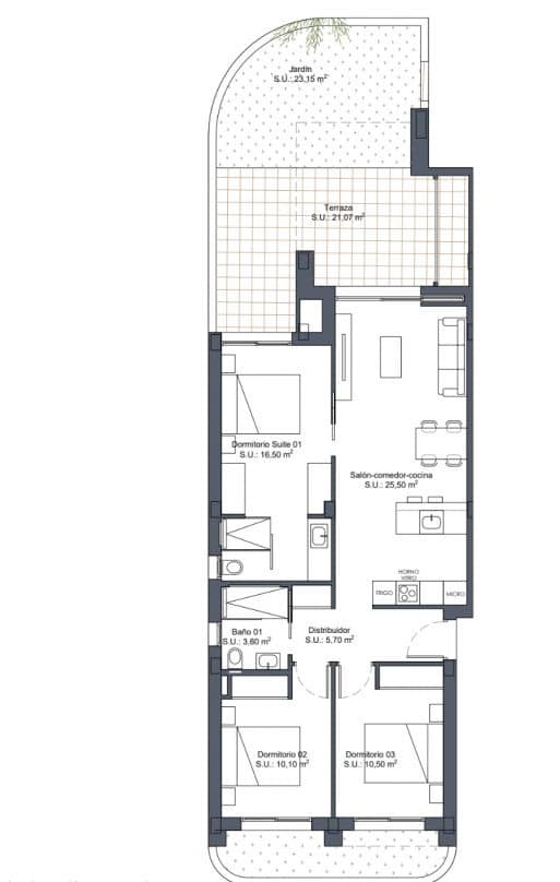 3 sypialnia Bungalow na sprzedaż w Rojales z basenem - 309 000 € (Ref: 9415975)