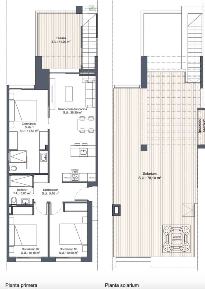 3 sypialnia Bungalow na sprzedaż w Rojales z basenem - 309 000 € (Ref: 9415975)