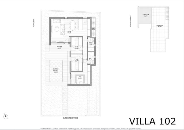 3 quarto Moradia para venda em San Miguel de Salinas com piscina - 429 900 € (Ref: 9415977)