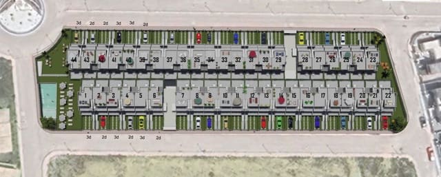 2 camera da letto Villetta a Schiera in vendita in Cox con piscina - 219.000 € (Rif: 9427232)