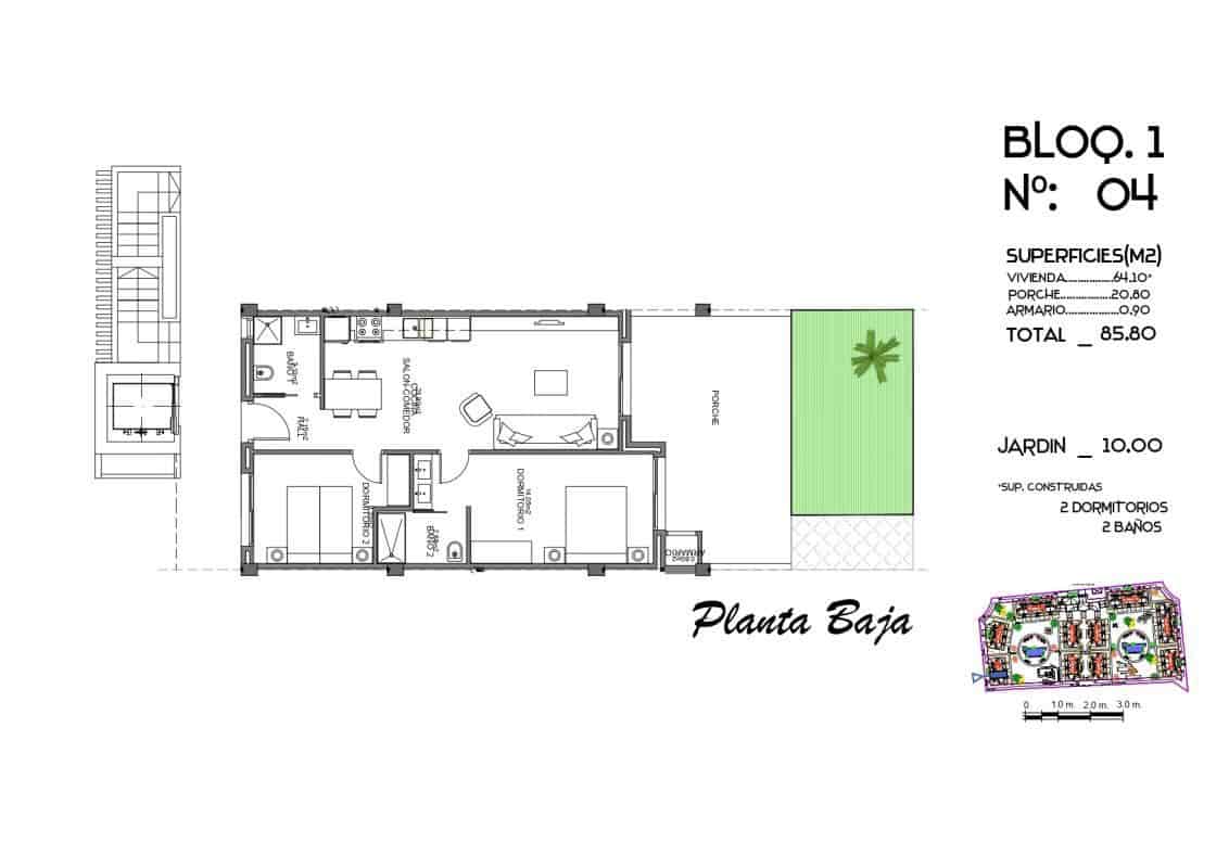 2 bedroom Apartment for sale in El Raso with pool - € 222,000 (Ref: 9427243)
