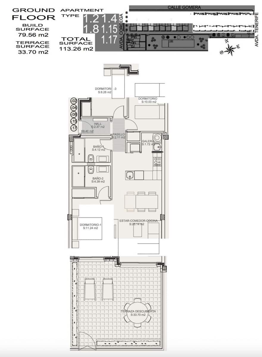 2 chambre Appartement à vendre à Aguas Nuevas avec piscine - 277 200 € (Ref: 9427244)