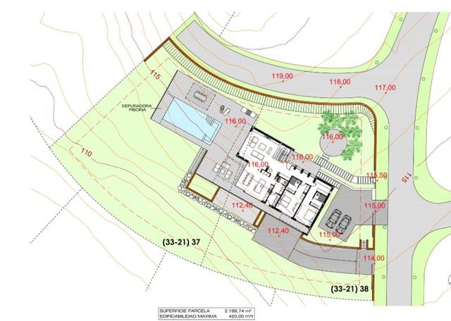 3 camera da letto Villa in vendita in Las Colinas Golf, Orihuela con piscina - 2.695.000 € (Rif: 9446365)