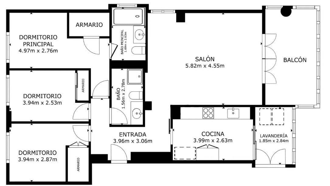 3 soveværelse Lejlighed til salg i El Campello med garage - € 259.500 (Ref: 9456289)