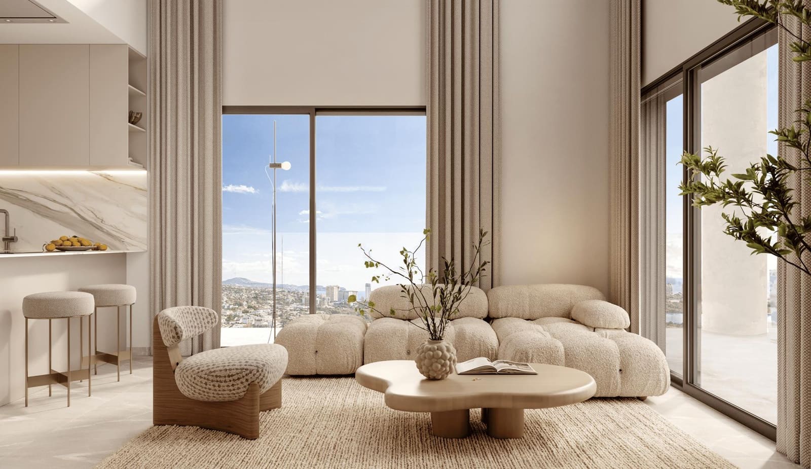 Piso de 3 habitaciones en Calpe / Calp en venta con piscina - 1.100.000 € (Ref: 9462388)