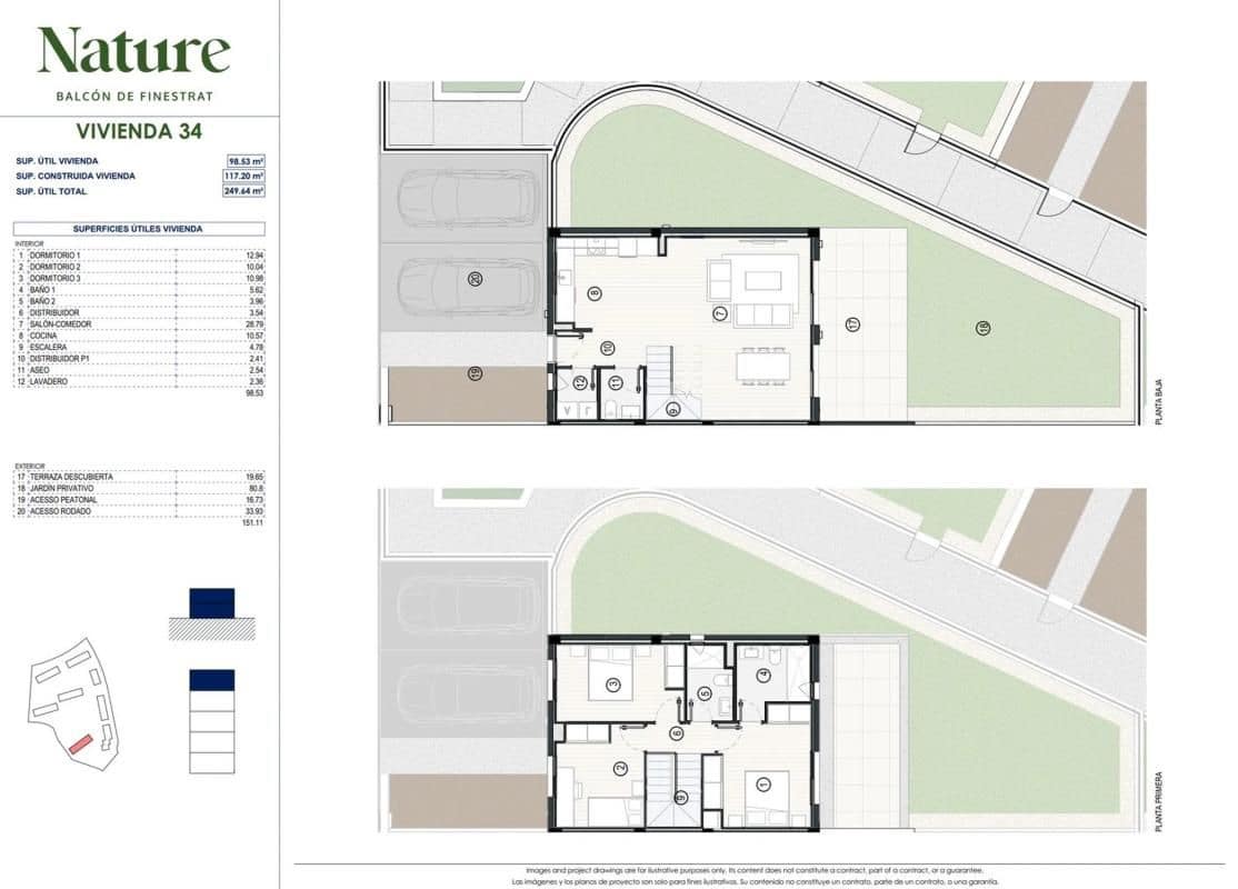3 quarto Moradia para venda em Finestrat com piscina - 425 000 € (Ref: 9462391)
