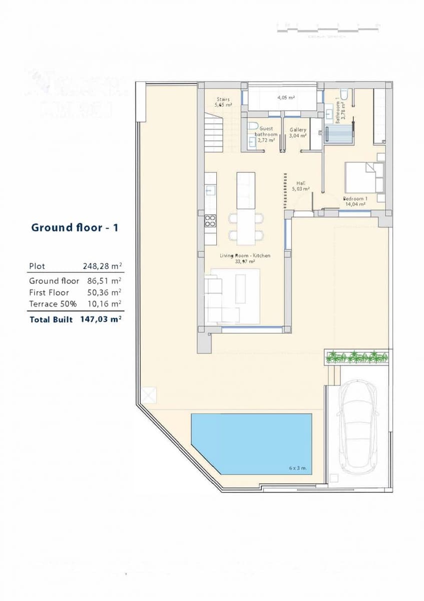 3 camera da letto Attico in vendita in Dolores con piscina - 389.000 € (Rif: 9482059)