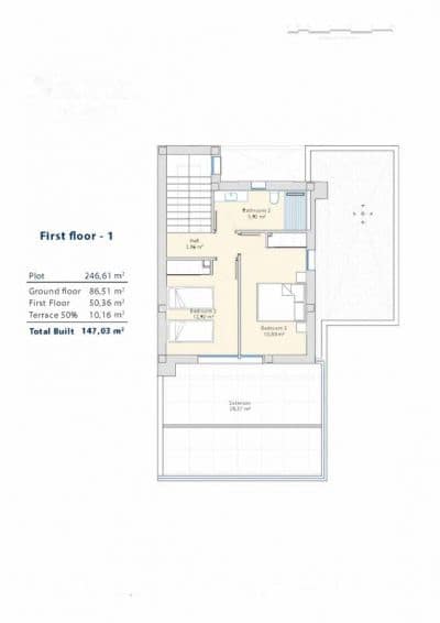 3 chambre Penthouse à vendre à Dolores avec piscine - 389 000 € (Ref: 9482059)