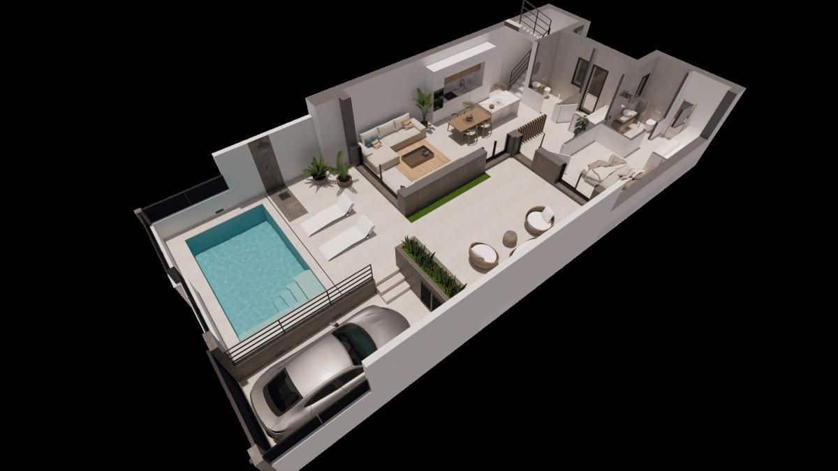 3 chambre Penthouse à vendre à Dolores avec piscine - 389 000 € (Ref: 9482059)