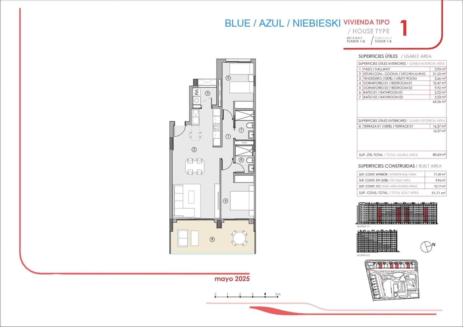 3 soverom Penthouse til salgs i Punta Prima med svømmebasseng - € 434 000 (Ref: 9508908)