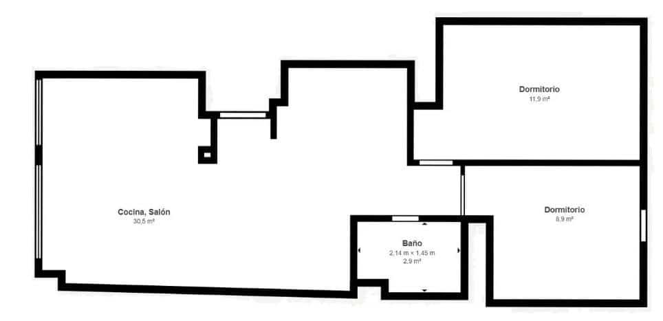 2 bedroom Flat for sale in Alicante / Alacant city - € 180,000 (Ref: 9619281)