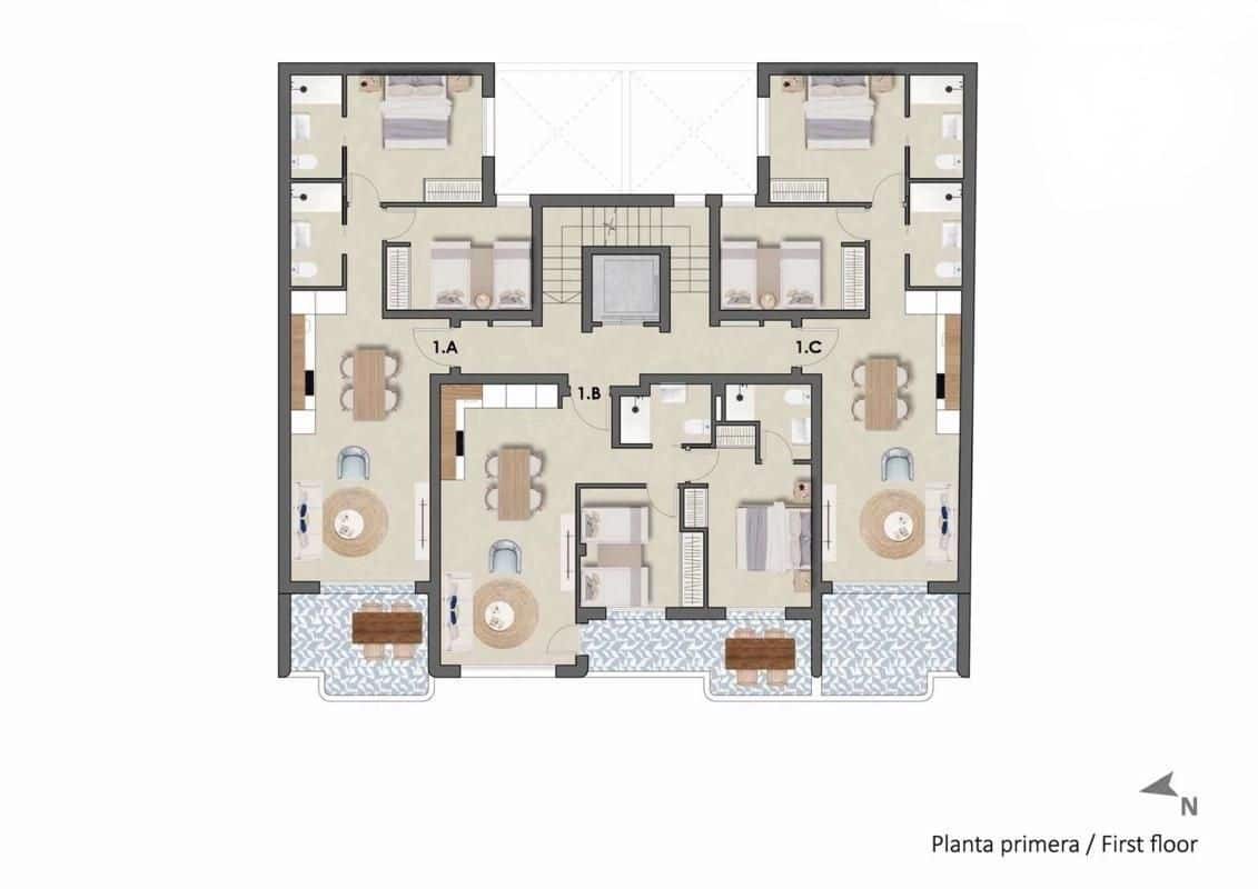 2 sypialnia Mieszkanie na sprzedaż w El Mojon z basenem - 275 900 € (Ref: 9698856)