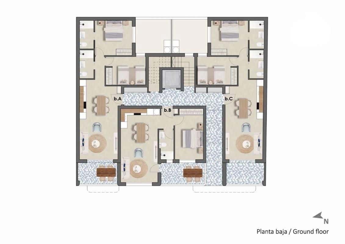 2 sypialnia Mieszkanie na sprzedaż w El Mojon z basenem - 275 900 € (Ref: 9698856)