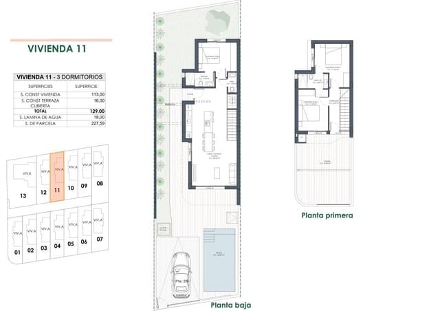 3 quarto Moradia para venda em Los Montesinos com piscina - 445 000 € (Ref: 9719991)